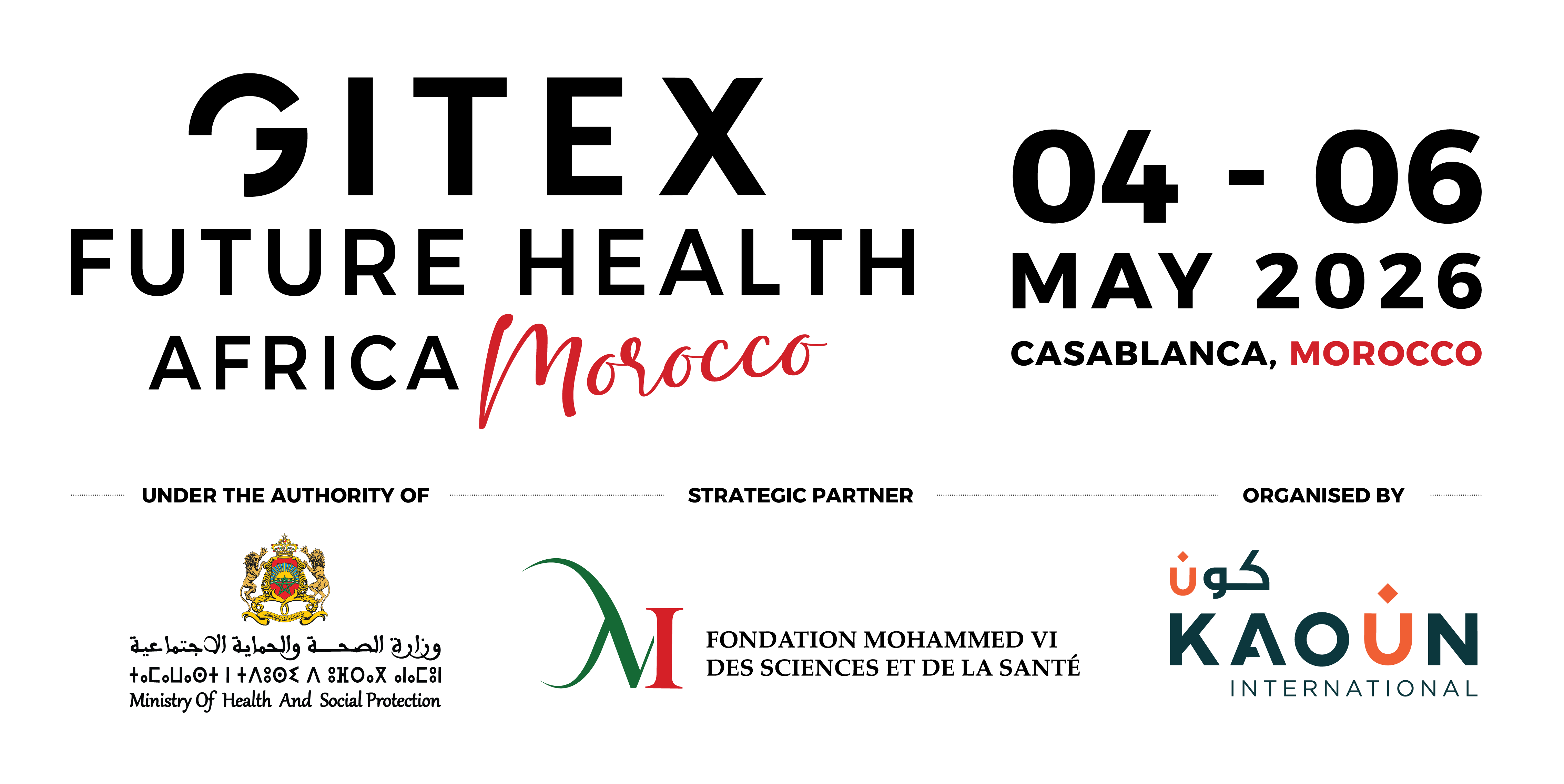 GITEX Future Health Africa - Marokko 2026 Logo